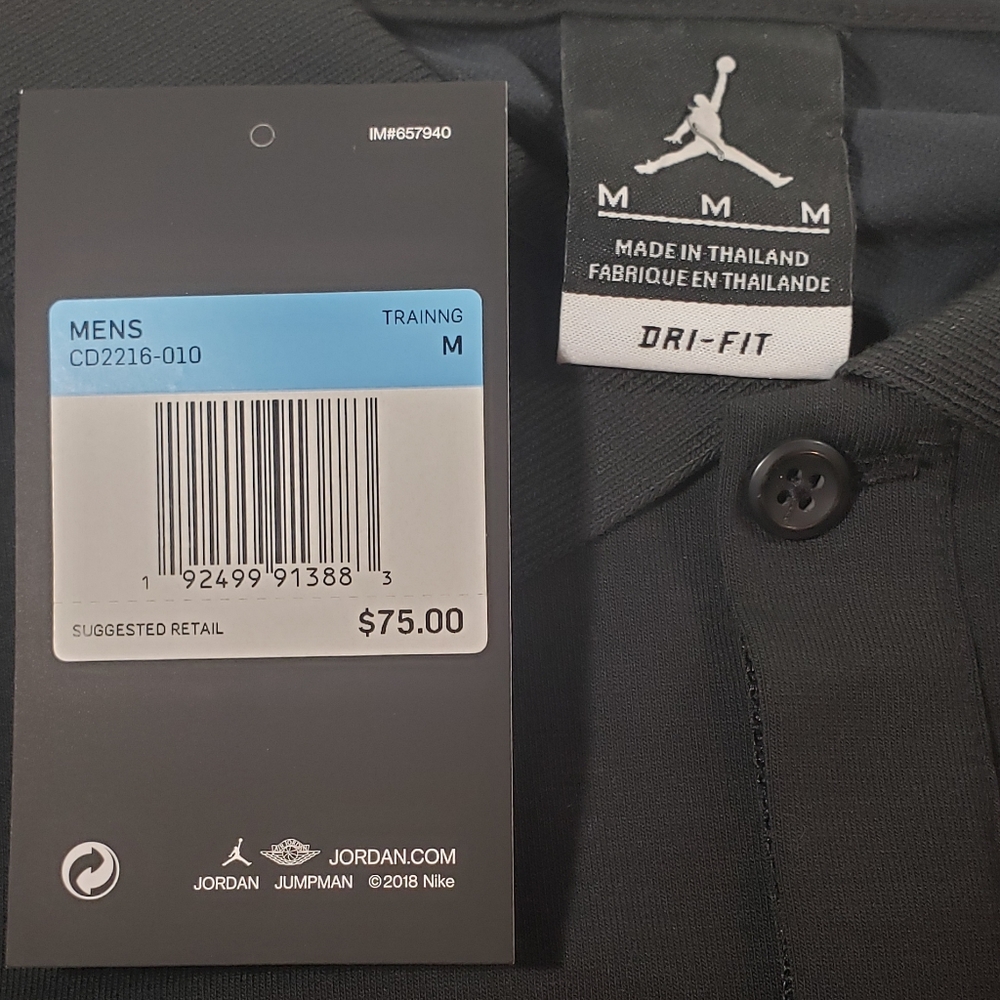 NWT Men's Jordan Active SS Polo Shirt - Picture 4 of 6